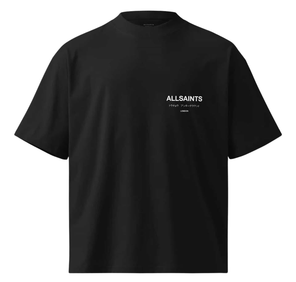ALL SAINTS T-SHIRT BLACK